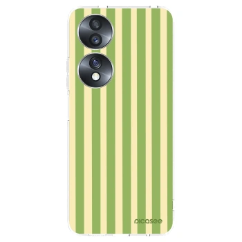Picasee διαφανής θήκη σιλικόνης Honor 70 - Lines Matcha