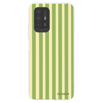 Picasee διαφανής θήκη σιλικόνης OPPO A94 5G - Lines Matcha