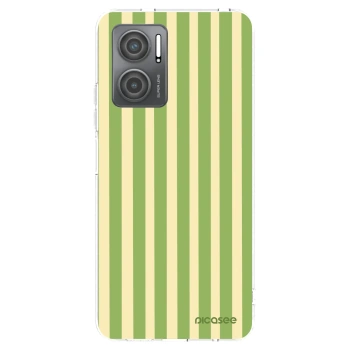 Picasee διαφανής θήκη σιλικόνης Xiaomi Redmi 10 5G - Lines Matcha