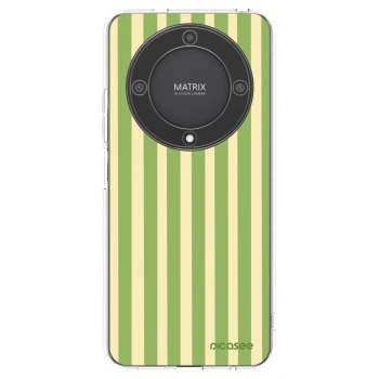 Picasee διαφανής θήκη σιλικόνης Honor Magic5 Lite 5G - Lines Matcha