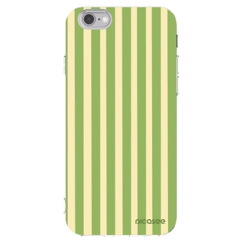 Picasee διαφανής θήκη σιλικόνης Apple iPhone 6/6S - Lines Matcha
