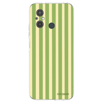 Picasee διαφανής θήκη σιλικόνης Xiaomi Redmi 12C - Lines Matcha
