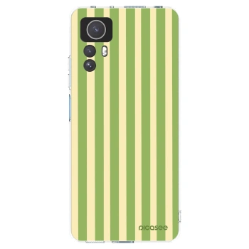Picasee διαφανής θήκη σιλικόνης Xiaomi Redmi Note 12S - Lines Matcha