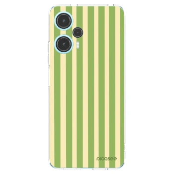 Picasee διαφανής θήκη σιλικόνης Xiaomi Poco F5 - Lines Matcha