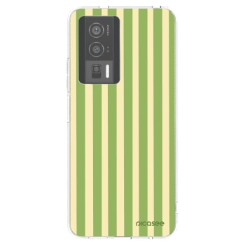 Picasee διαφανής θήκη σιλικόνης Xiaomi Poco F5 Pro 5G - Lines Matcha