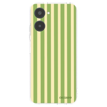 Picasee διαφανής θήκη σιλικόνης Realme 10 4G - Lines Matcha