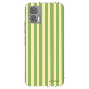 Picasee διαφανής θήκη σιλικόνης Motorola Edge 30 Neo - Lines Matcha