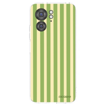 Picasee διαφανής θήκη σιλικόνης Motorola Edge 40 - Lines Matcha