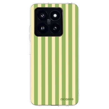 Picasee διαφανής θήκη σιλικόνης Xiaomi 14 Pro - Lines Matcha