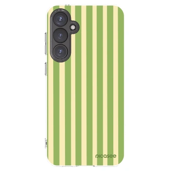 Picasee διαφανής θήκη σιλικόνης Samsung Galaxy S23 FE S711B - Lines Matcha