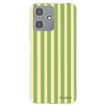 Picasee διαφανής θήκη σιλικόνης Xiaomi Redmi 12 5G - Lines Matcha
