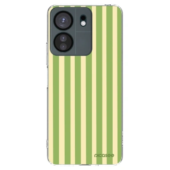 Picasee διαφανής θήκη σιλικόνης Xiaomi Redmi 13C 4G - Lines Matcha