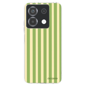 Picasee διαφανής θήκη σιλικόνης Xiaomi Poco X6 - Lines Matcha