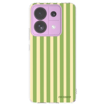 Picasee διαφανής θήκη σιλικόνης Xiaomi Redmi Note 13 Pro 5G - Lines Matcha
