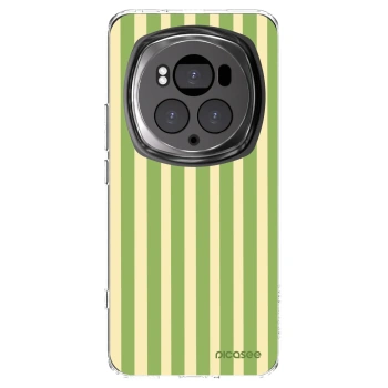 Picasee διαφανής θήκη σιλικόνης Honor Magic6 Pro - Lines Matcha