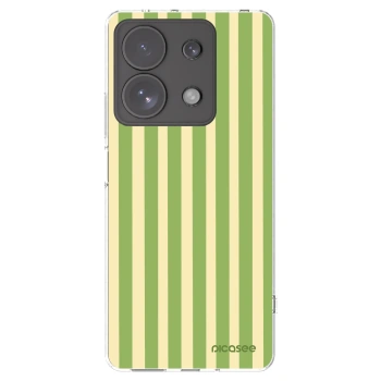 Picasee διαφανής θήκη σιλικόνης Xiaomi Redmi Note 13 Pro 4G - Lines Matcha