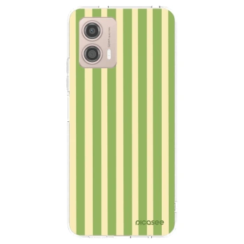 Picasee διαφανής θήκη σιλικόνης Motorola Moto G53 5G - Lines Matcha