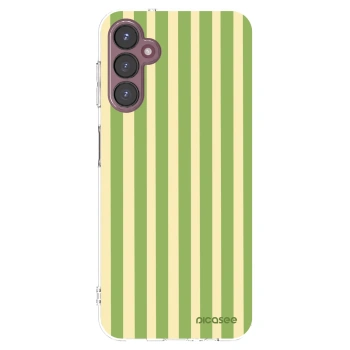Picasee διαφανής θήκη σιλικόνης Samsung Galaxy A05s A057G - Lines Matcha