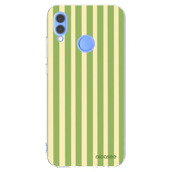 Picasee διαφανής θήκη σιλικόνης Honor 10 Lite - Lines Matcha