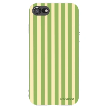 Picasee διαφανής θήκη σιλικόνης Apple iPhone 7 - Lines Matcha