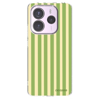 Picasee διαφανής θήκη σιλικόνης Xiaomi Redmi Note 14 5G - Lines Matcha