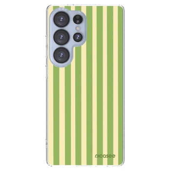 Picasee διαφανής θήκη σιλικόνης Samsung Galaxy S25 Ultra 5G - Lines Matcha