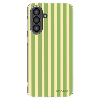 Picasee διαφανής θήκη σιλικόνης Samsung Galaxy A36 5G - Lines Matcha