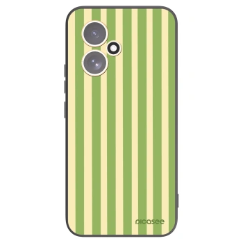 Picasee Μαύρη θήκη σιλικόνης για Honor 400 5G - Lines Matcha