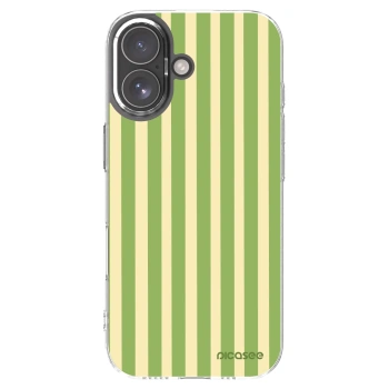 Picasee διαφανής θήκη σιλικόνης Apple iPhone 17 - Lines Matcha