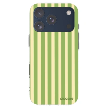 Picasee διαφανής θήκη σιλικόνης Apple iPhone 17 Pro - Lines Matcha