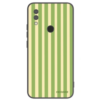 Picasee Μαύρη θήκη σιλικόνης για Xiaomi Redmi 7 - Lines Matcha