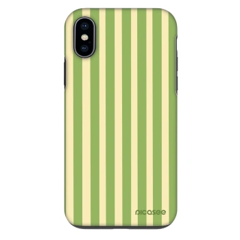 Θήκη για Apple iPhone X/XS - Lines Matcha