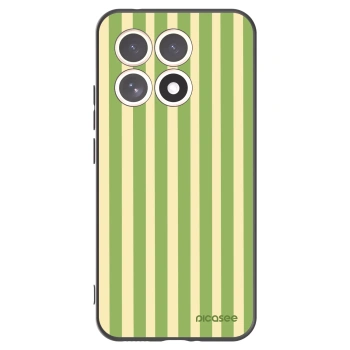Picasee Μαύρη θήκη σιλικόνης για Xiaomi 15T - Lines Matcha