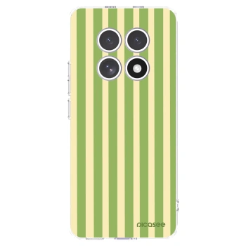 Picasee διαφανής θήκη σιλικόνης Xiaomi Redmi Note 15 4G - Lines Matcha