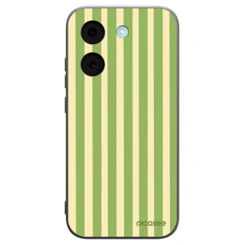 Picasee Μαύρη θήκη σιλικόνης για Xiaomi Poco X8 Pro - Lines Matcha