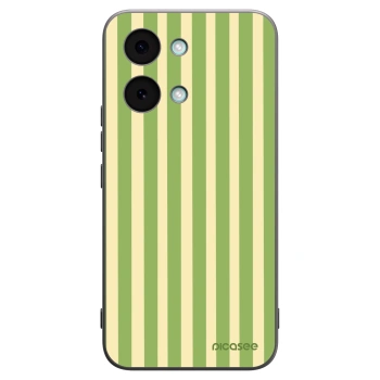 Picasee Μαύρη θήκη σιλικόνης για Xiaomi Poco X8 Pro Max - Lines Matcha
