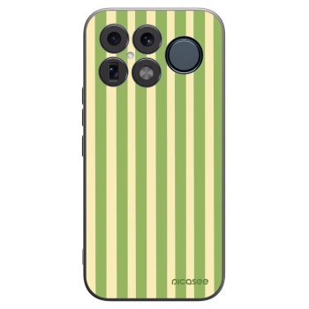 Picasee Μαύρη θήκη σιλικόνης για Xiaomi Poco F8 Ultra - Lines Matcha