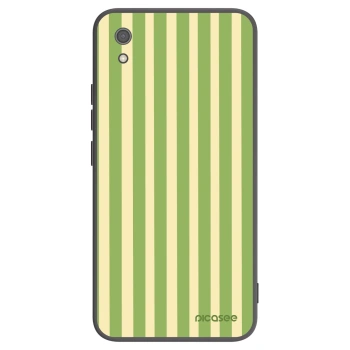 Picasee Μαύρη θήκη σιλικόνης για Xiaomi Redmi 7A - Lines Matcha