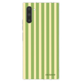 Picasee διαφανής θήκη σιλικόνης Samsung Galaxy Note 10 N970F - Lines Matcha