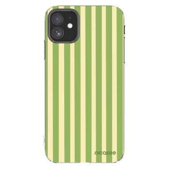 Picasee διαφανής θήκη σιλικόνης Apple iPhone 11 - Lines Matcha