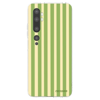 Picasee διαφανής θήκη σιλικόνης Xiaomi Mi Note 10 (Pro) - Lines Matcha