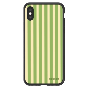 Picasee ULTIMATE CASE για Apple iPhone X/XS - Lines Matcha