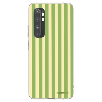 Picasee διαφανής θήκη σιλικόνης Xiaomi Mi Note 10 Lite - Lines Matcha