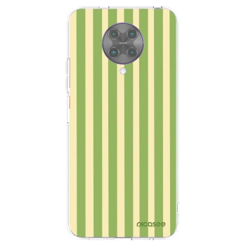 Picasee διαφανής θήκη σιλικόνης Xiaomi Poco F2 Pro - Lines Matcha