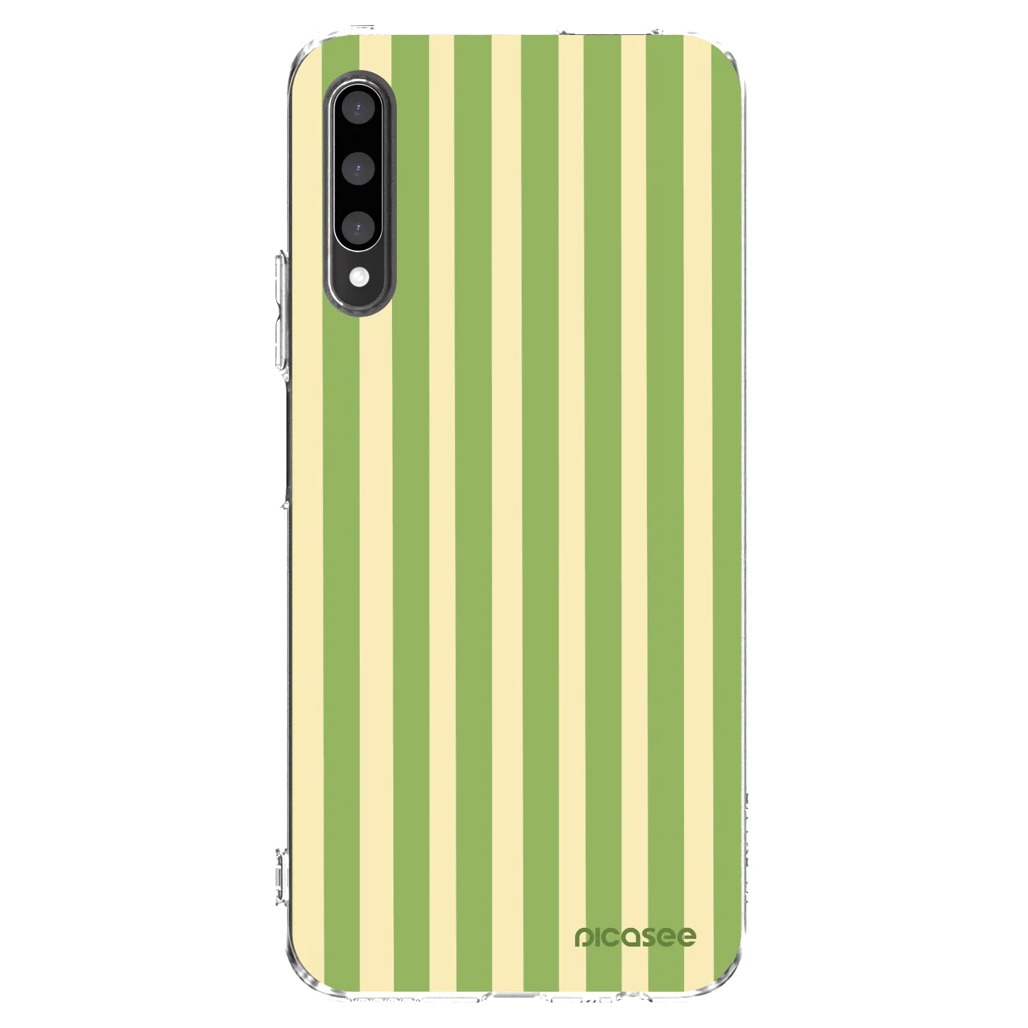 Picasee διαφανής θήκη σιλικόνης Honor 9X Pro - Lines Matcha