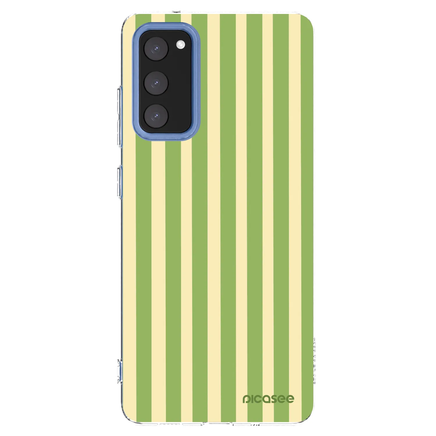 Picasee διαφανής θήκη σιλικόνης Samsung Galaxy S20 FE - Lines Matcha