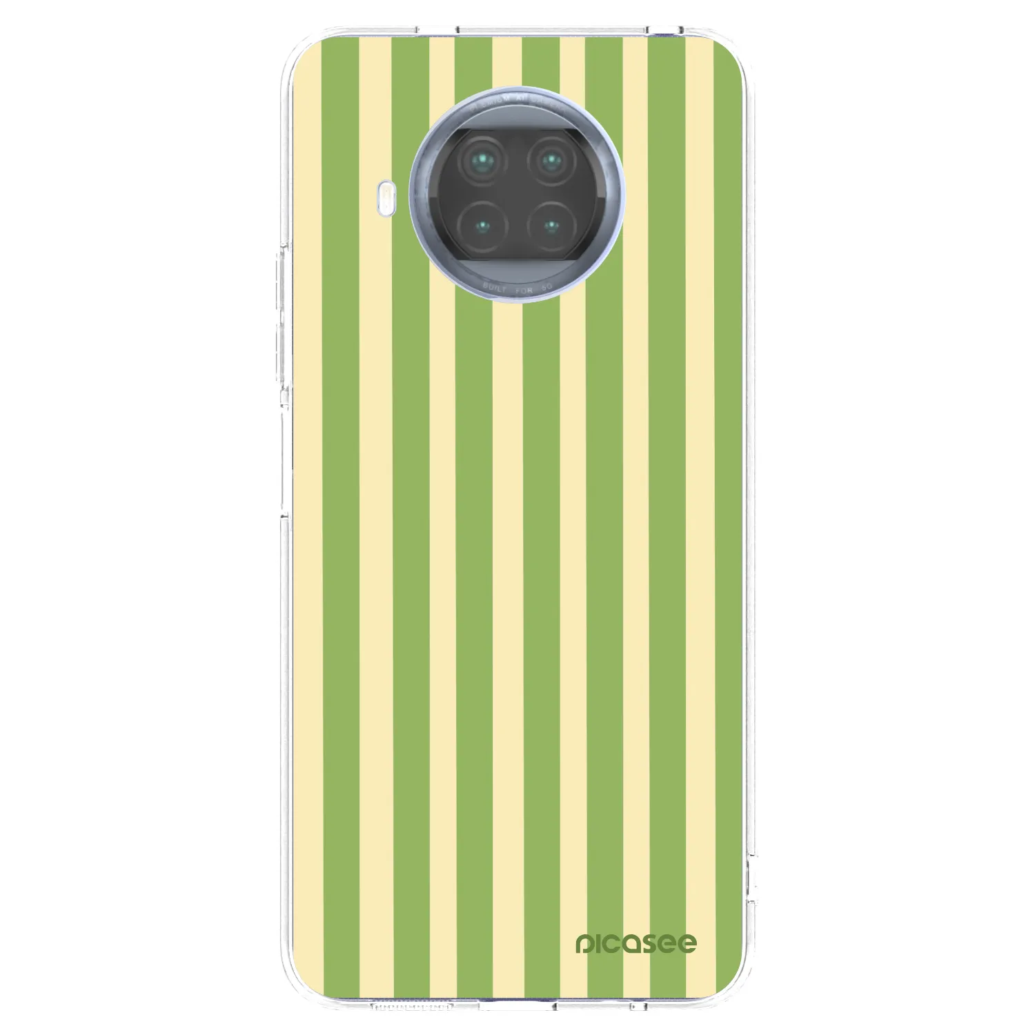 Picasee διαφανής θήκη σιλικόνης Xiaomi Mi 10T Lite - Lines Matcha