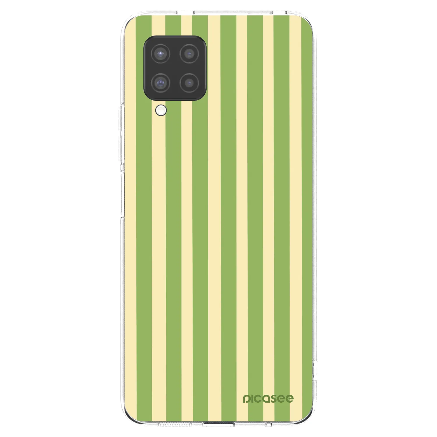 Picasee διαφανής θήκη σιλικόνης Samsung Galaxy A42 A426B - Lines Matcha
