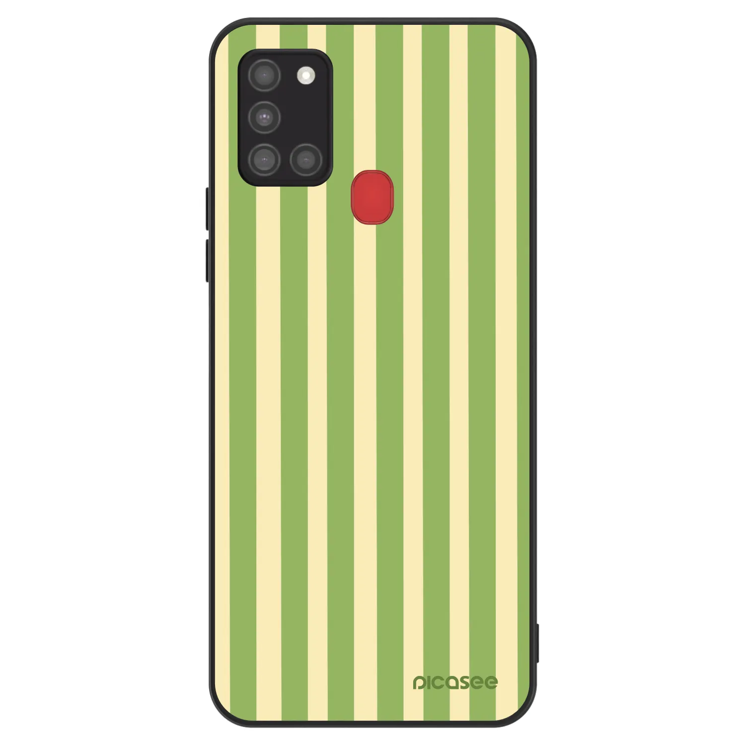 Picasee ULTIMATE CASE για Samsung Galaxy A21s - Lines Matcha