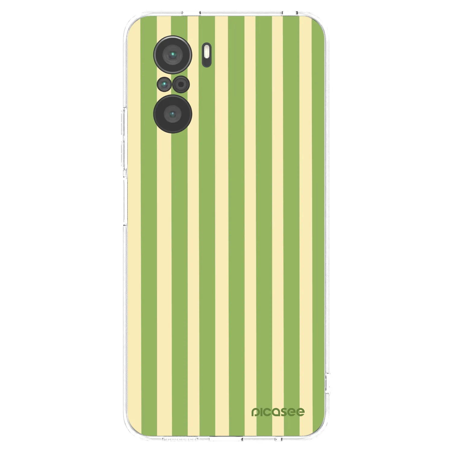 Picasee διαφανής θήκη σιλικόνης Xiaomi Poco F3 - Lines Matcha